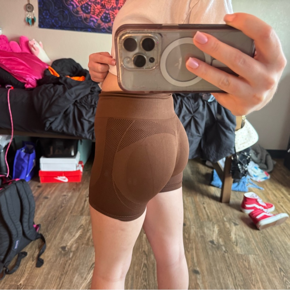 Brown Women's Atheltic Shorts